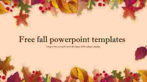 Free fall powerpoint templates